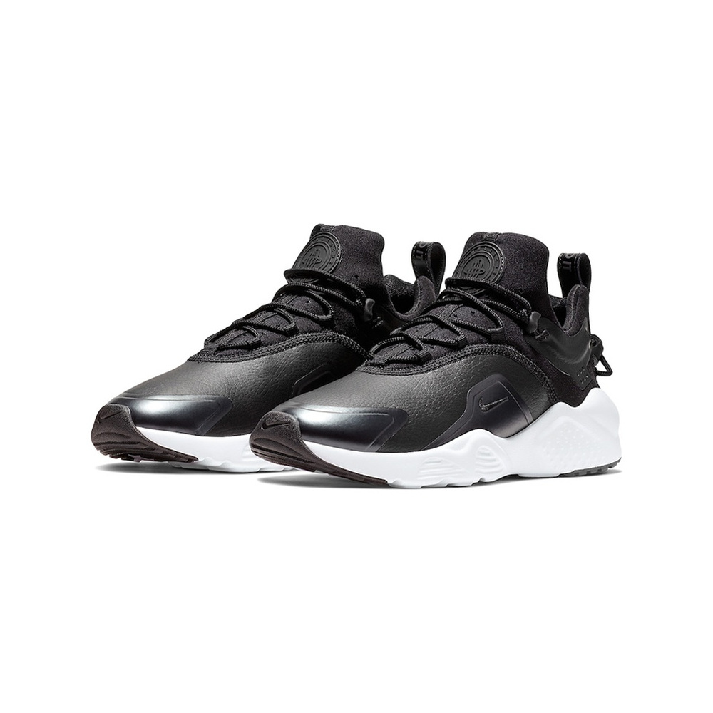 Nike Air Huarache 'Black / Hyper Crimson / White / Chrome' Женские