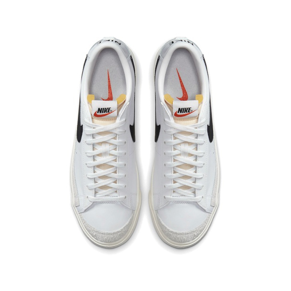 Nike Blazer 'Nike Blazer Low '77 Vintage Men's Shoes - White / Sail / Black' Мужские
