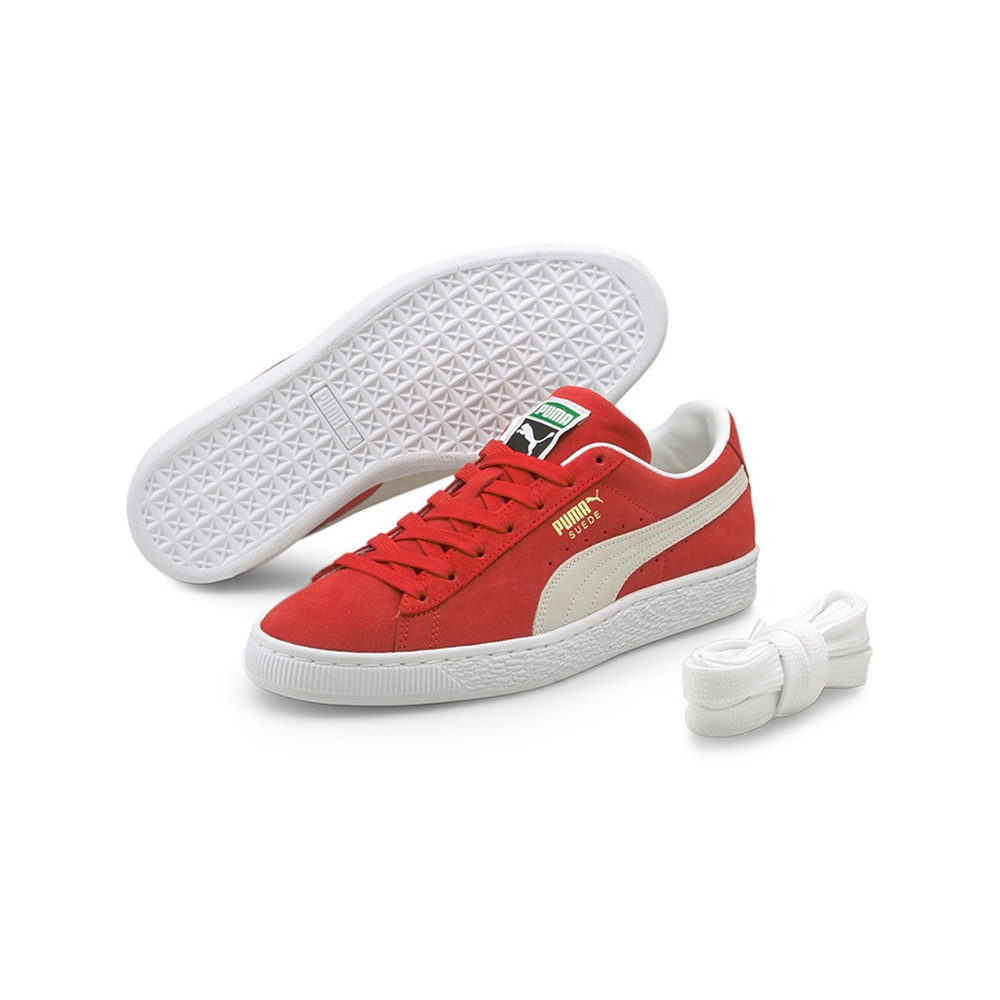 Puma Suede Classic XXI 'High Risk Red White' Мужские