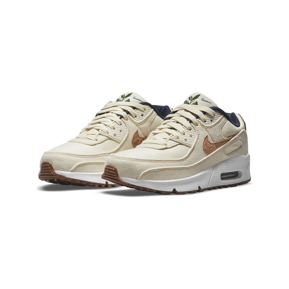 Nike Air Max 90 'White / University Red / Metallic Gold' Женские