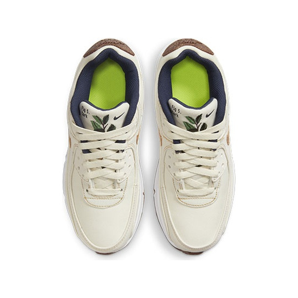 Nike Air Max 90 'White / University Red / Metallic Gold' Женские