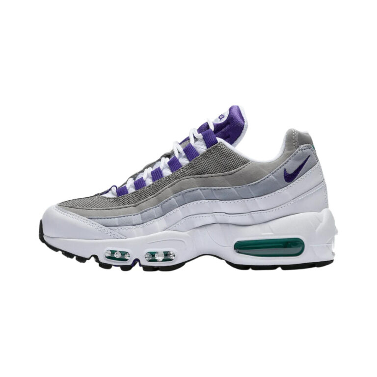 Nike Air Max 95 'White / Emerald Green / Wolf Grey / Court Purple' Женские