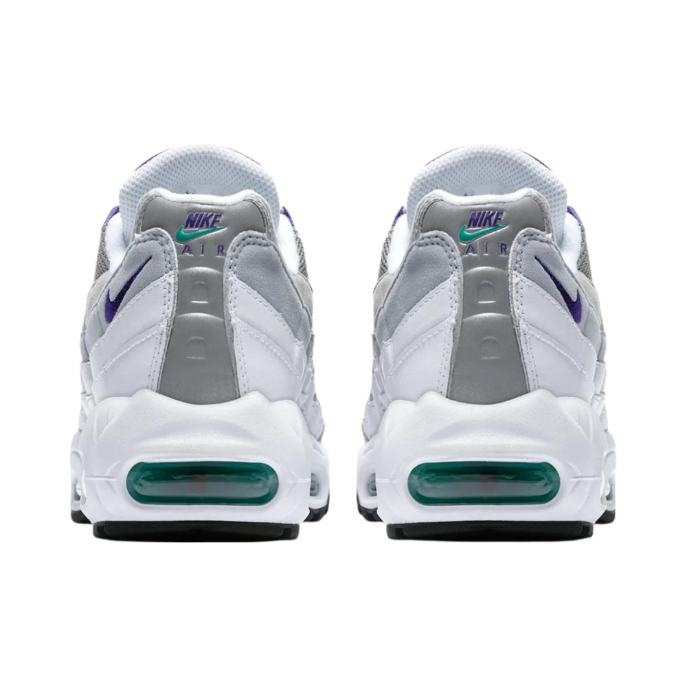 Nike Air Max 95 'White / Emerald Green / Wolf Grey / Court Purple' Женские