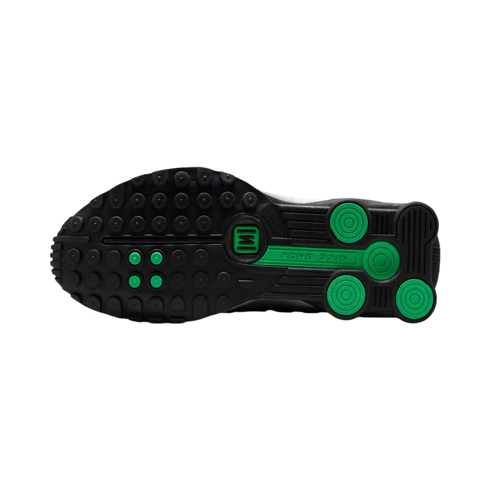 Nike Shox R4 'Metallic Silver / Black / Green Shock' Мужские