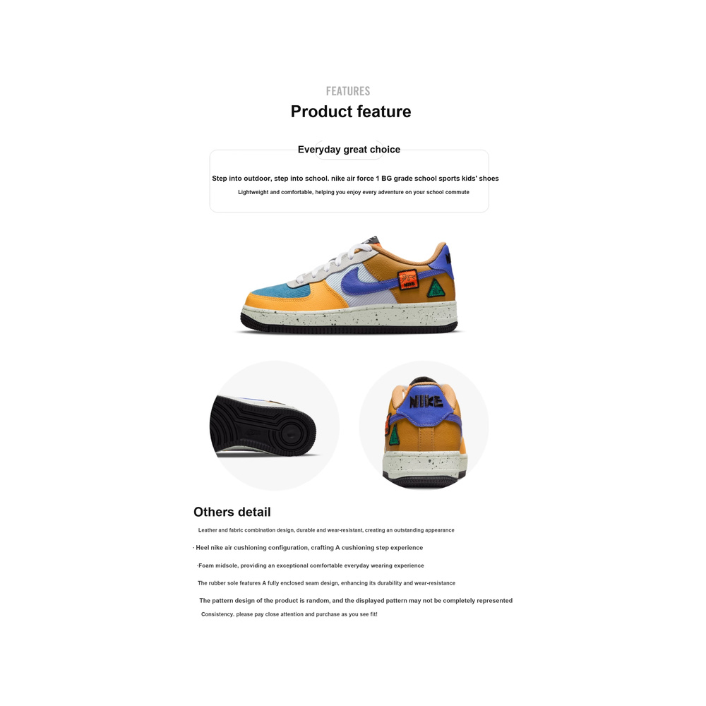 Nike Air Force 1 'Yellow Pulse / Hydrangeas / Emerald Rise / Pink Foam' Мужские