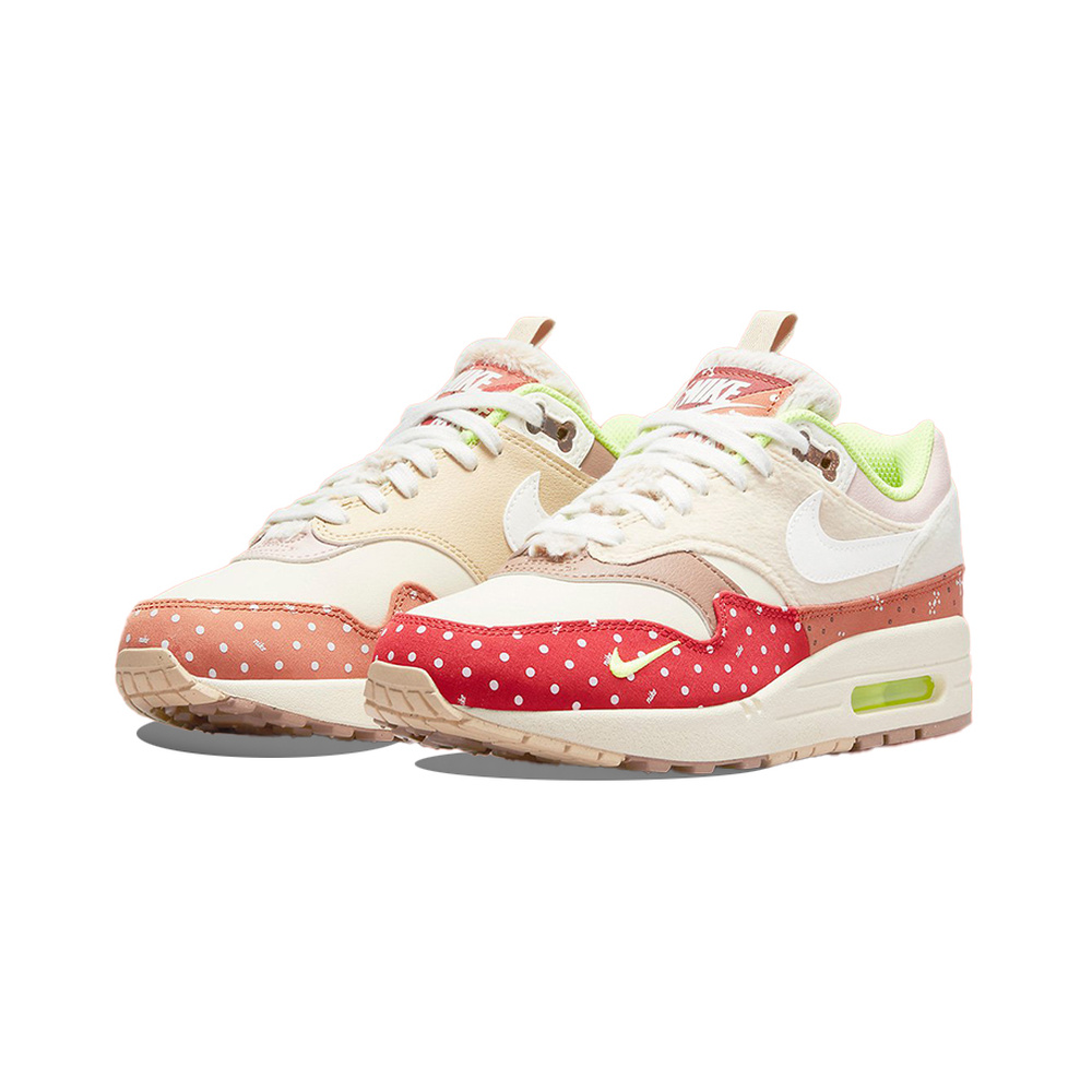 Nike Air Max 1 'Team Crimson / Black / Summit White' Женские