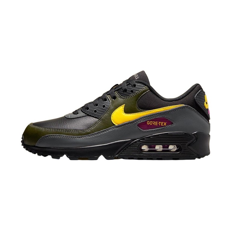 Nike Air Max 90 'Black / Off Noir / Gum Light Brown / Metallic Gold' Мужские