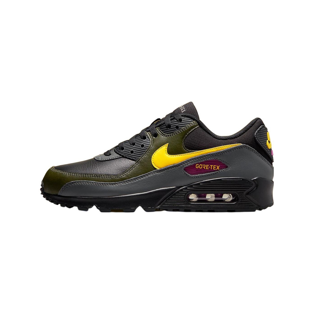 Nike Air Max 90 'Black / Off Noir / Gum Light Brown / Metallic Gold' Мужские