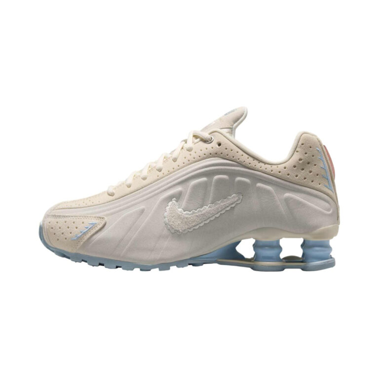 Nike Shox R4 'Black / Iron Grey / Metallic Silver / University Blue' Женские