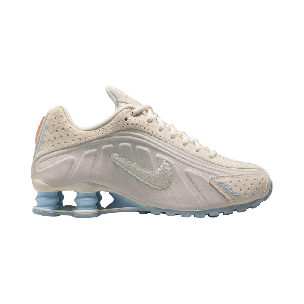 Nike Shox R4 'Black / Iron Grey / Metallic Silver / University Blue' Женские