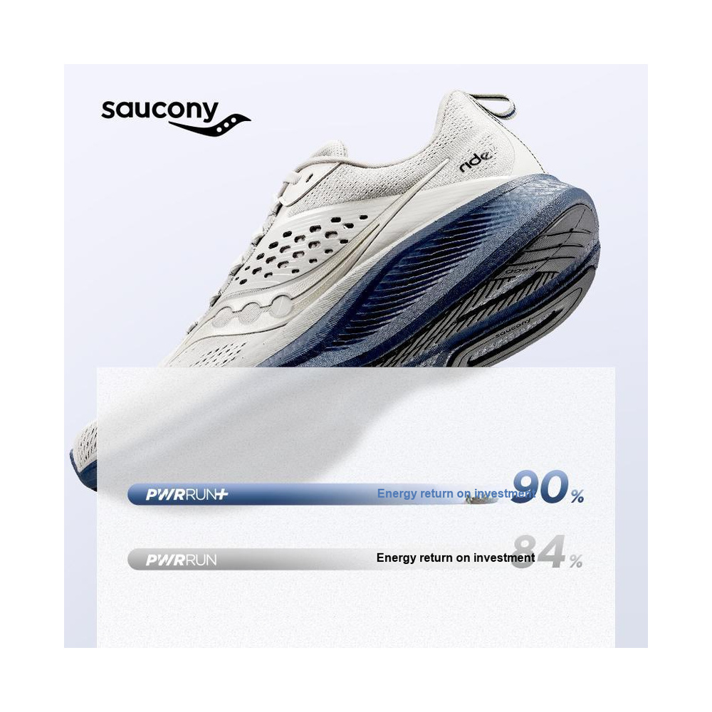 Saucony Ride 18 'Light Grey' Мужские