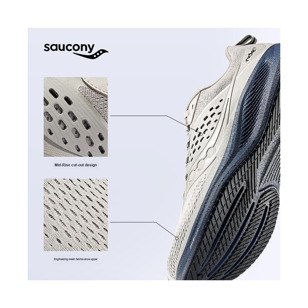 Saucony Ride 18 'Light Grey' Мужские