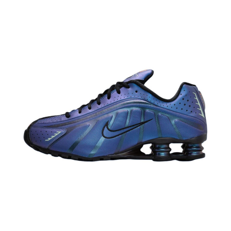 Nike Shox R4 'Black / Hyper Crimson / White / Chrome' Мужские