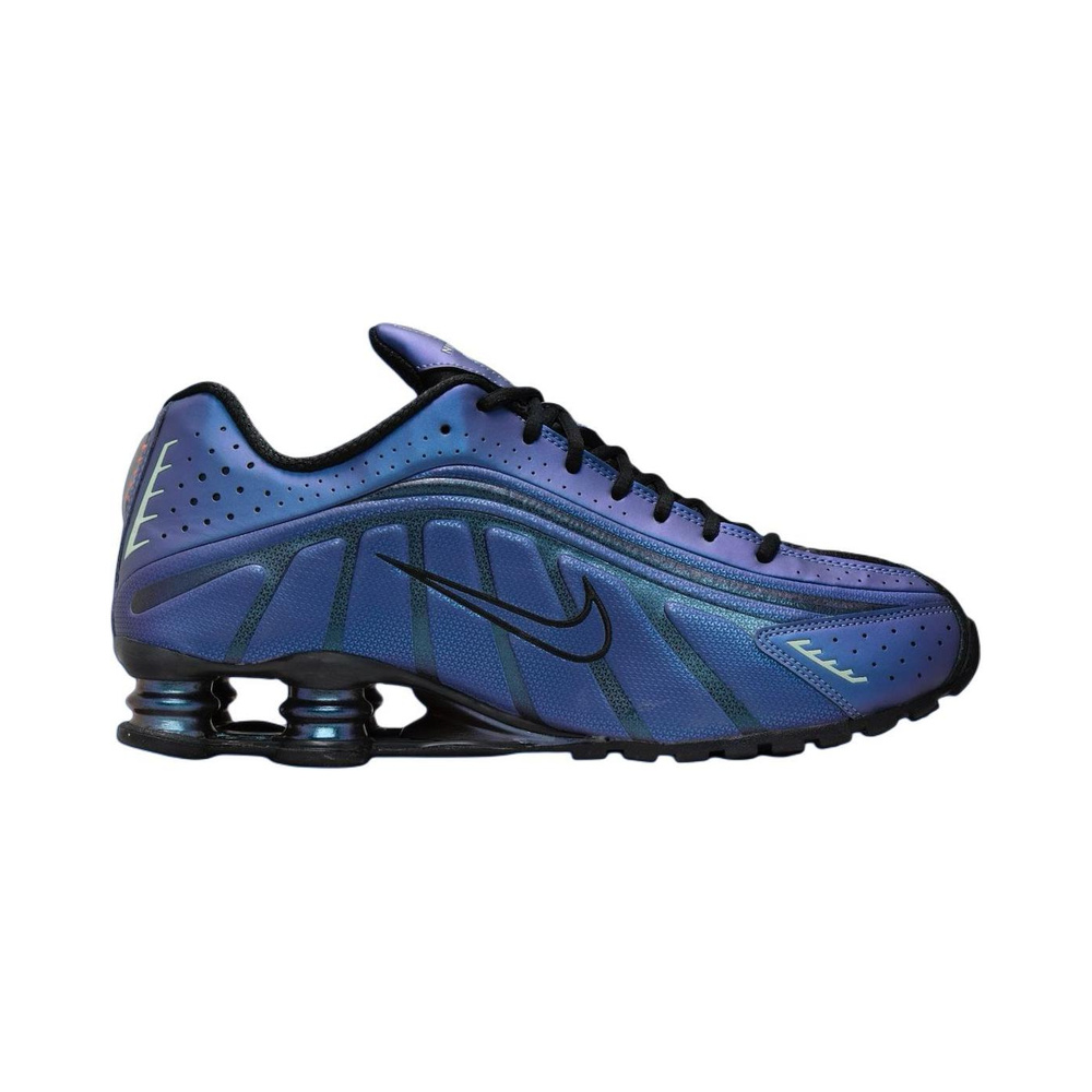 Nike Shox R4 'Black / Hyper Crimson / White / Chrome' Мужские