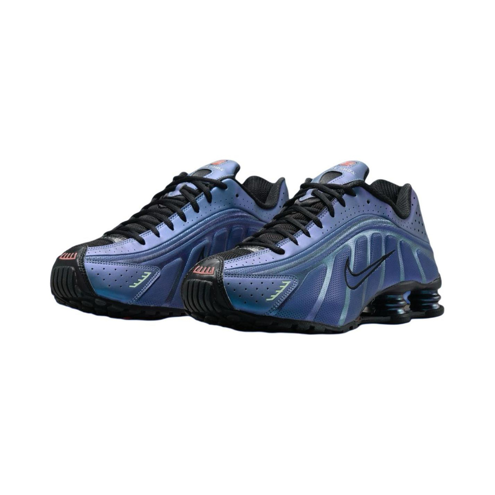 Nike Shox R4 'Black / Hyper Crimson / White / Chrome' Мужские