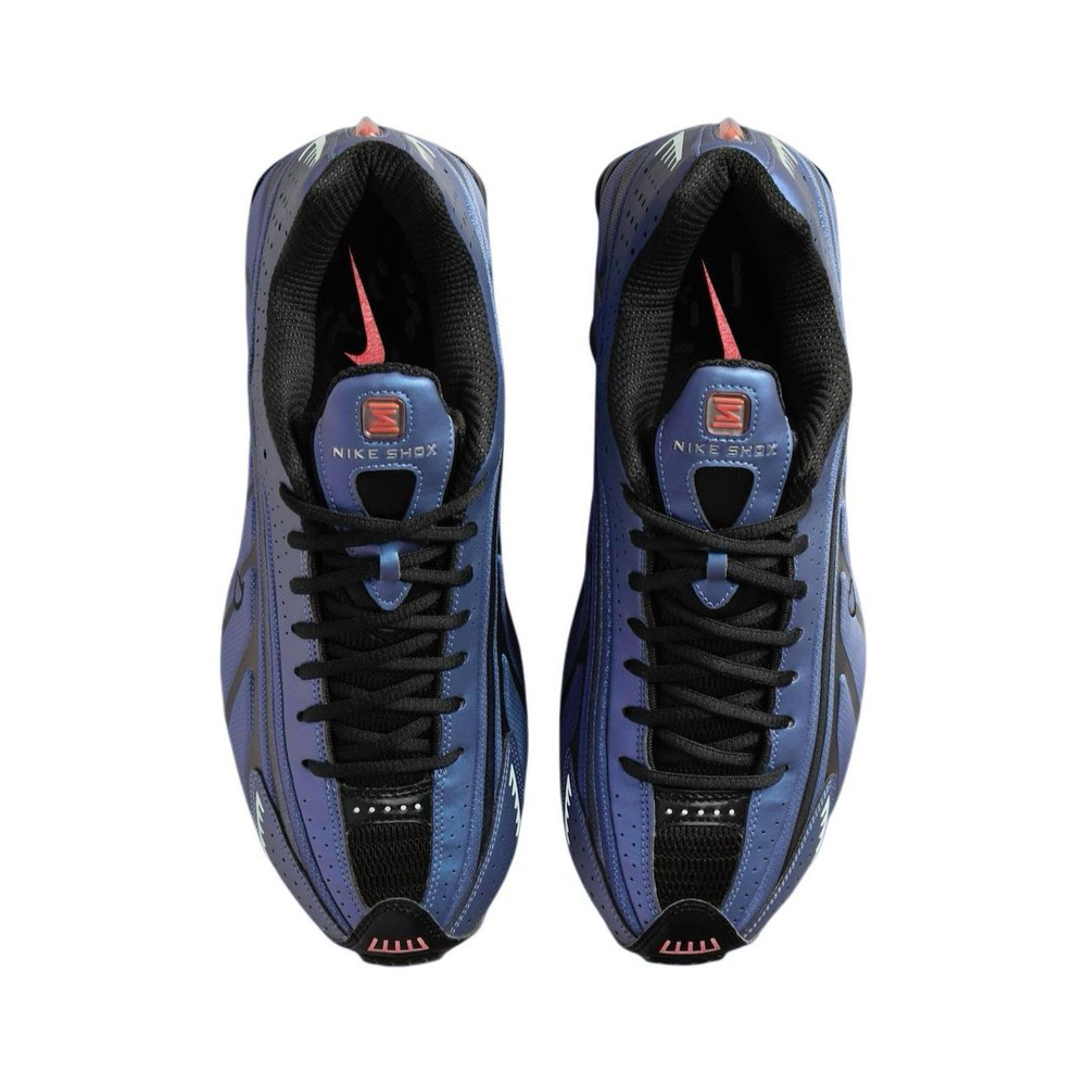 Nike Shox R4 'Black / Hyper Crimson / White / Chrome' Мужские