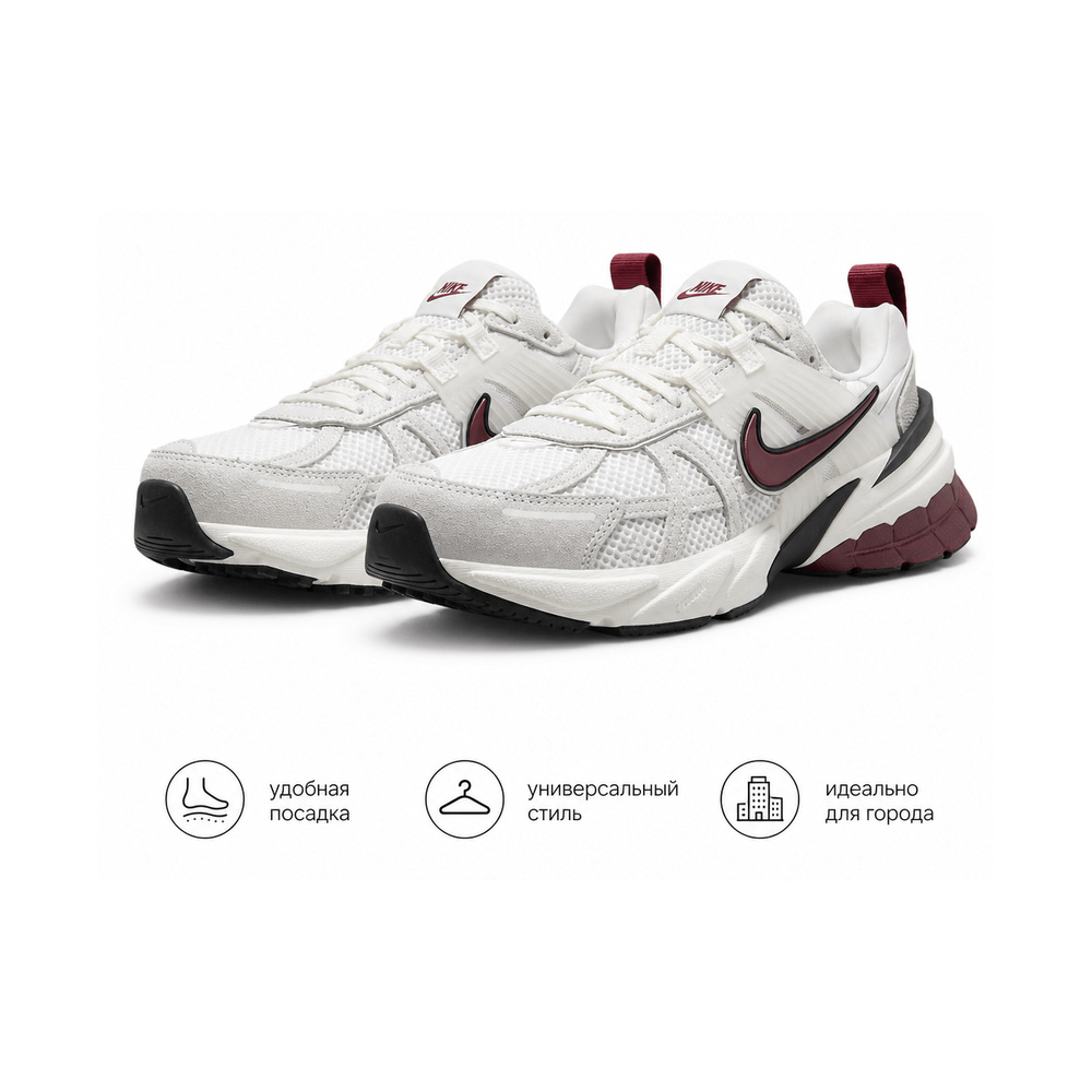 Nike V2k Run 'White / Black / Team Red' Женские