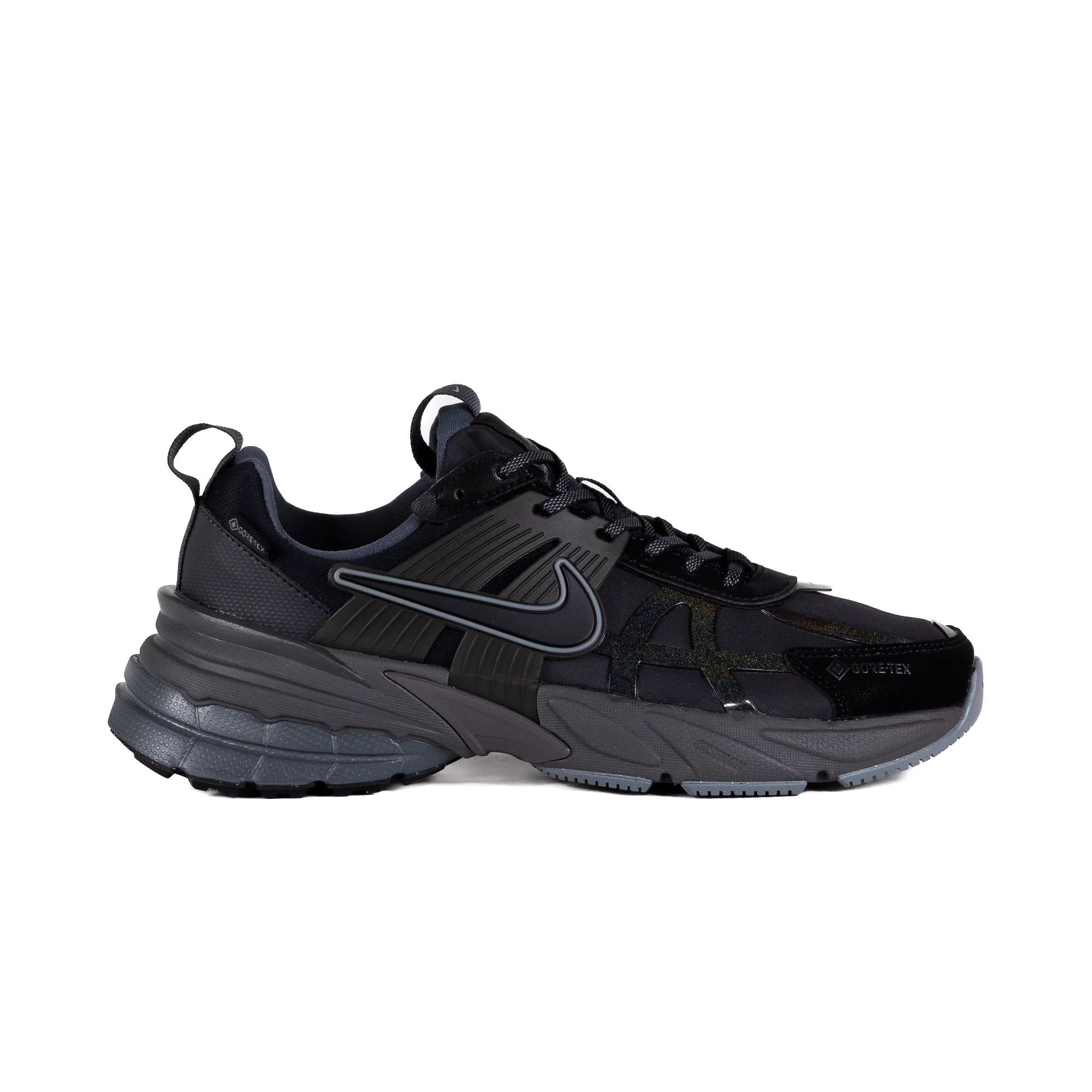 Nike V2K Run 'Black / Black / Grey / Grey / Smoke Grey / Dark Smoke Grey' Женские