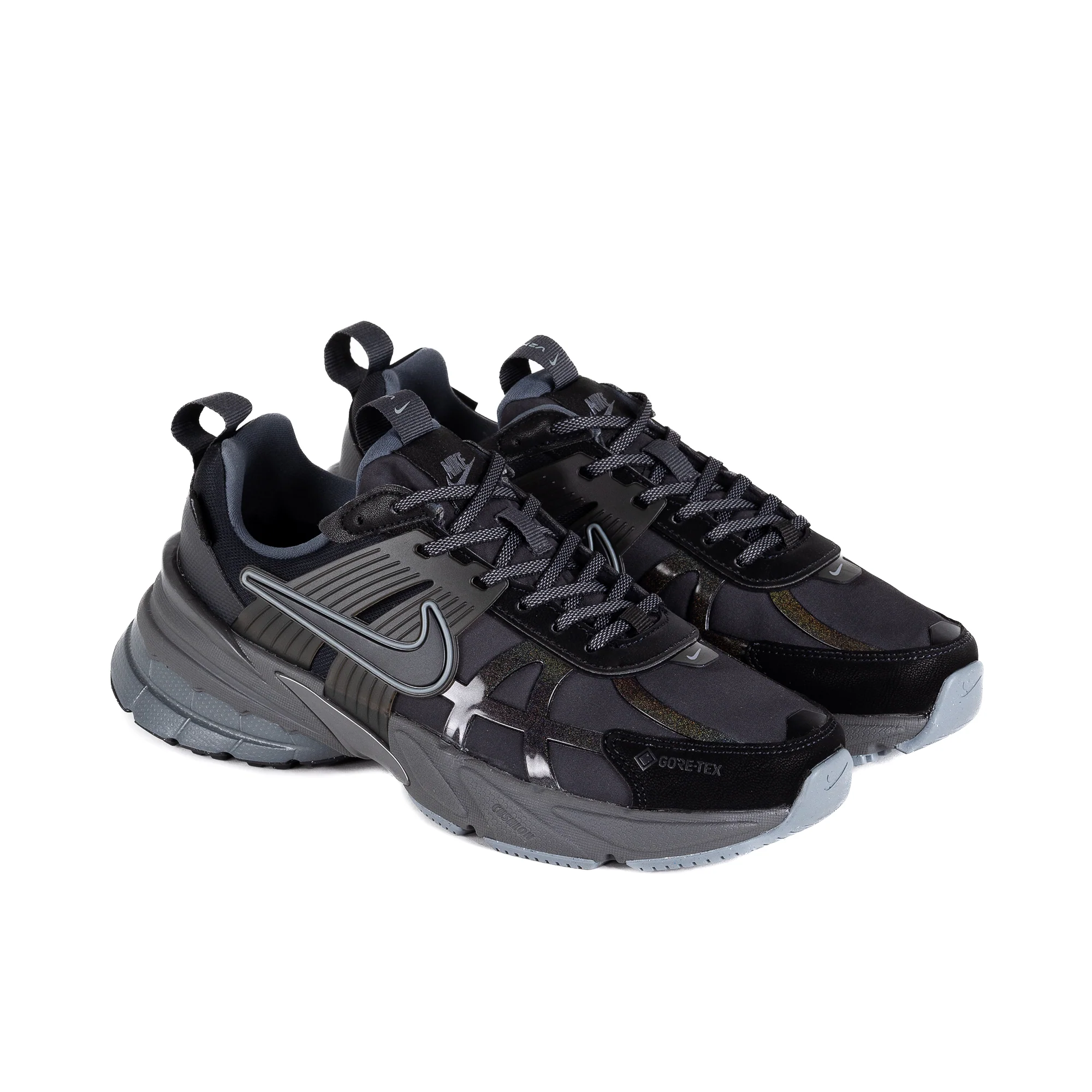 Nike V2K Run 'Black / Black / Grey / Grey / Smoke Grey / Dark Smoke Grey' Женские