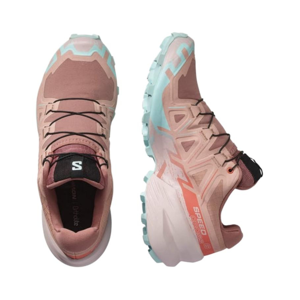 Salomon Speedcross 6 'Mahogany Rose / Hushed Violet / Iced Aqua' Женские