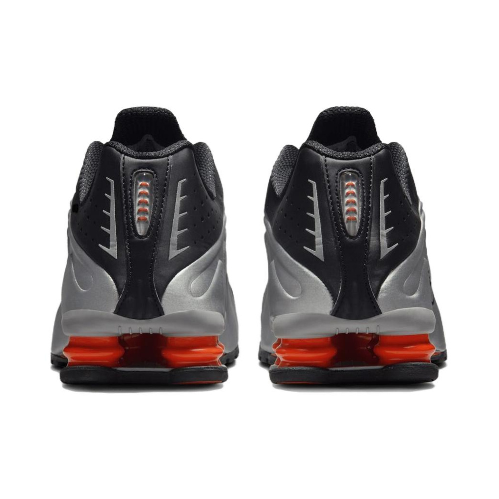Nike Shox R4 'Metallic Silver / Black / Picante Red' Мужские