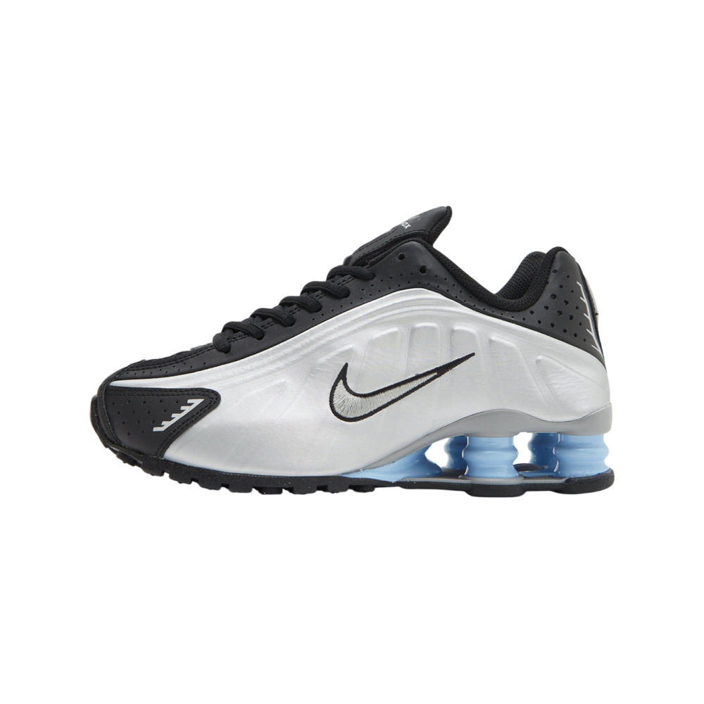 Nike Shox R4 'Metallic Silver / Black / Psychic Blue / Metallic Silver' Мужские