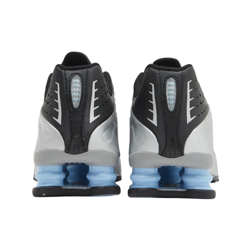 Nike Shox R4 'Metallic Silver / Black / Psychic Blue / Metallic Silver' Мужские