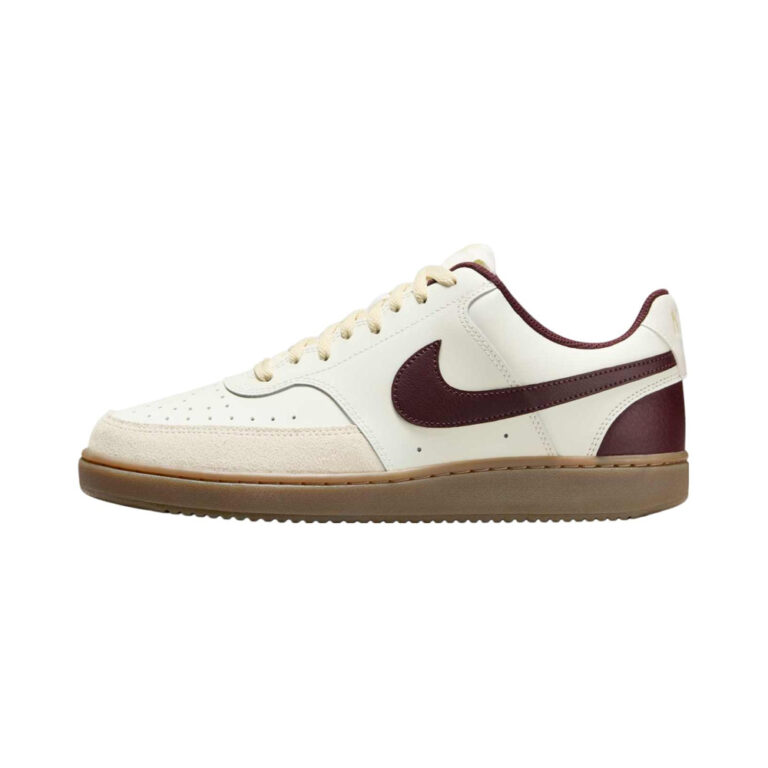 Nike Court Vision 'Sail / Light Khaki / Gum Dark Brown / Burgundy Crush' Мужские