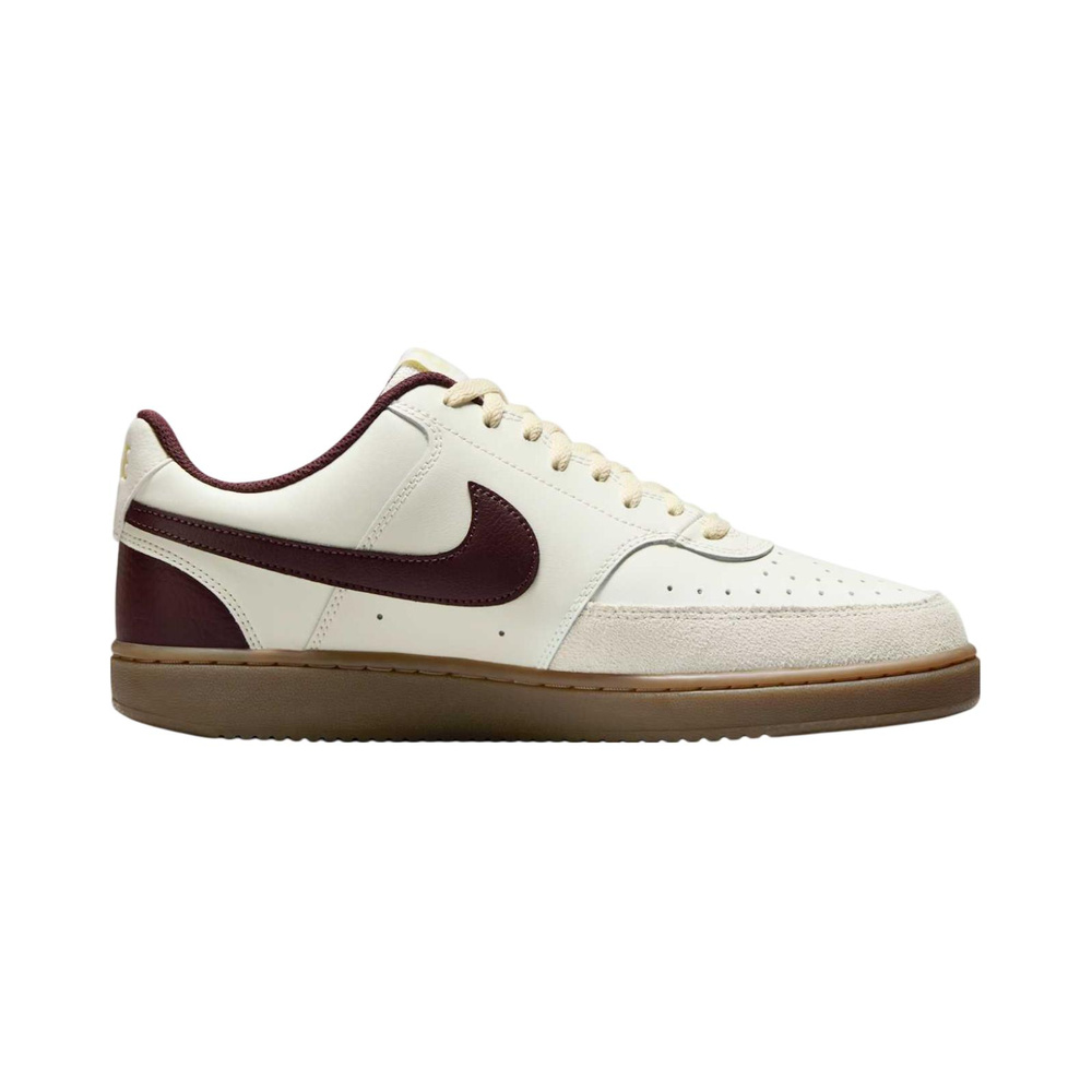 Nike Court Vision 'Sail / Light Khaki / Gum Dark Brown / Burgundy Crush' Мужские