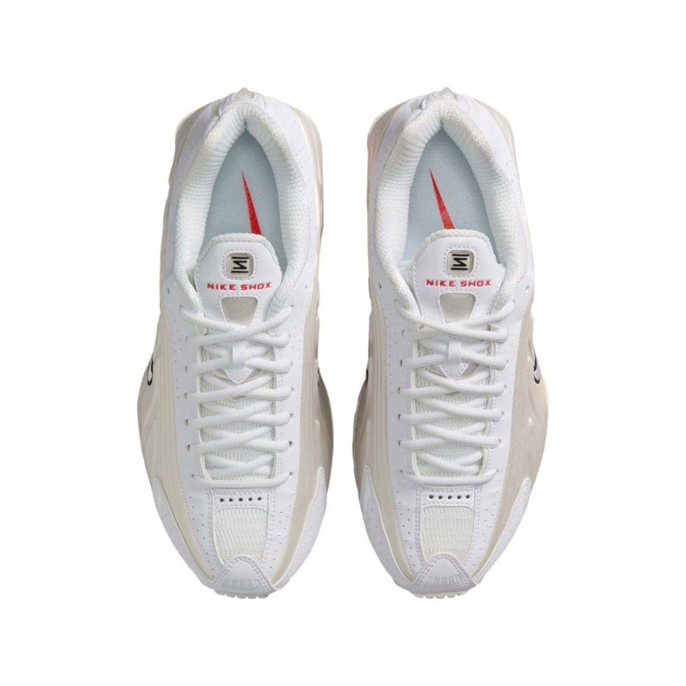 Nike Shox R4 'White / Phantom / Picante Red / White' Женские
