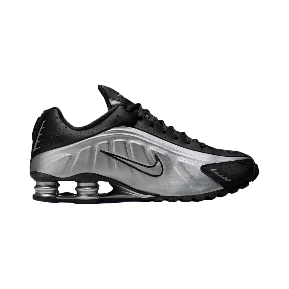 Nike Shox R4 'Metallic Silver / Black / Metallic Silver' Мужские