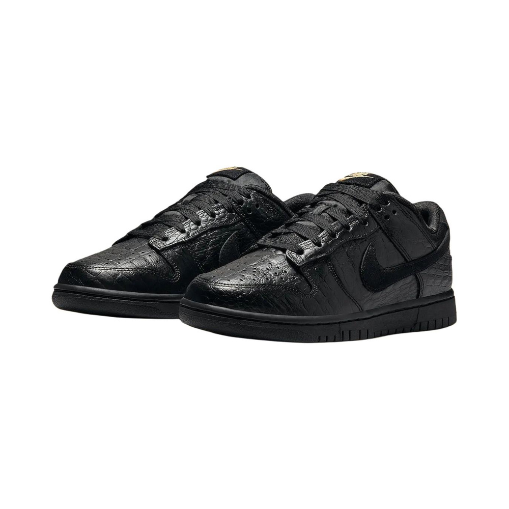 Nike Dunk 'Black / Metallic Gold / Off Noir / Black' Женские