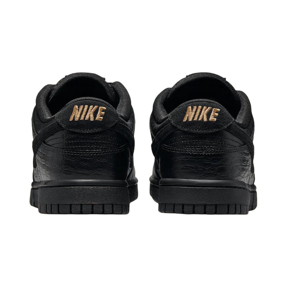 Nike Dunk 'Black / Metallic Gold / Off Noir / Black' Женские