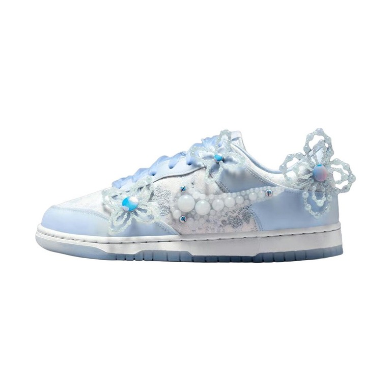 Nike Dunk Low 'Hydrogen Blue / Wolf Grey / Hydrogen Blue / Blue Tint' Женские