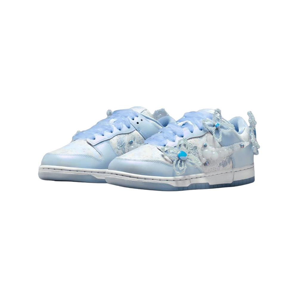 Nike Dunk Low 'Hydrogen Blue / Wolf Grey / Hydrogen Blue / Blue Tint' Женские