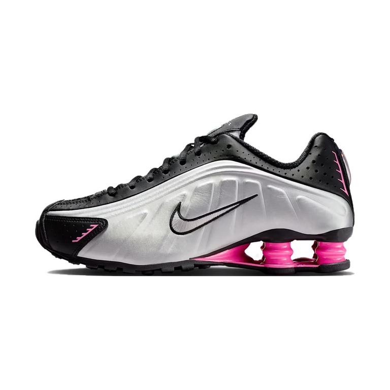 Nike Shox R4 'Black / Pinksicle / Metallic Silver' Женские