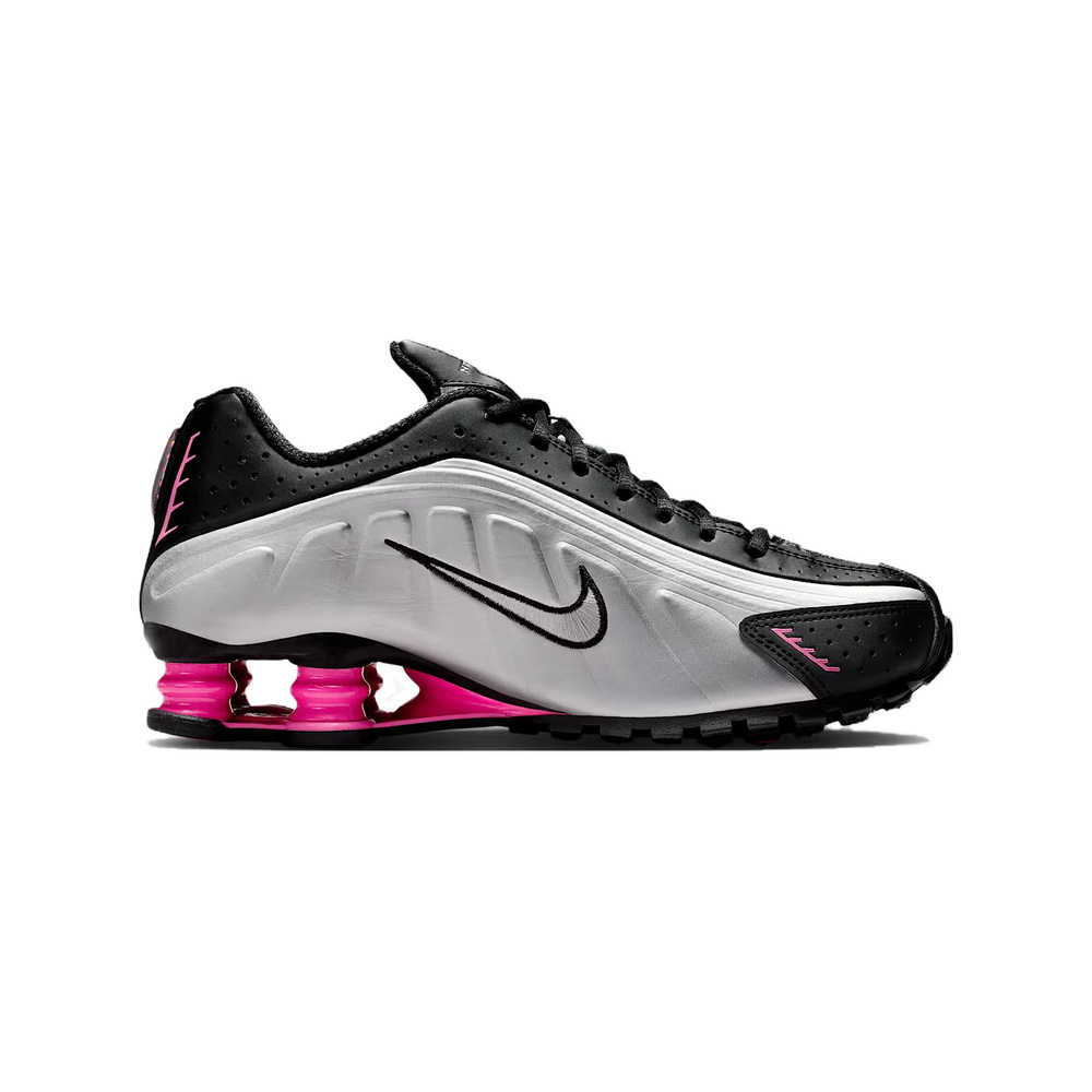 Nike Shox R4 'Black / Pinksicle / Metallic Silver' Женские