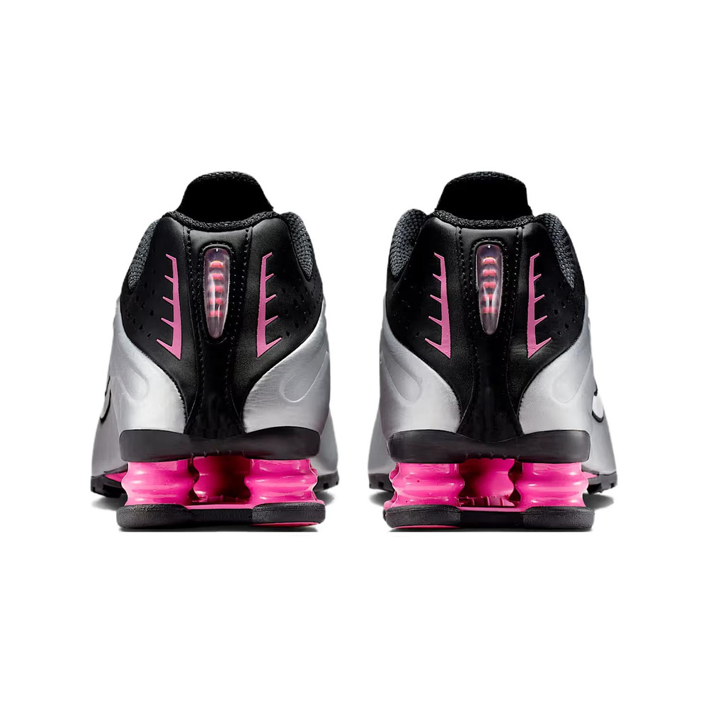 Nike Shox R4 'Black / Pinksicle / Metallic Silver' Женские