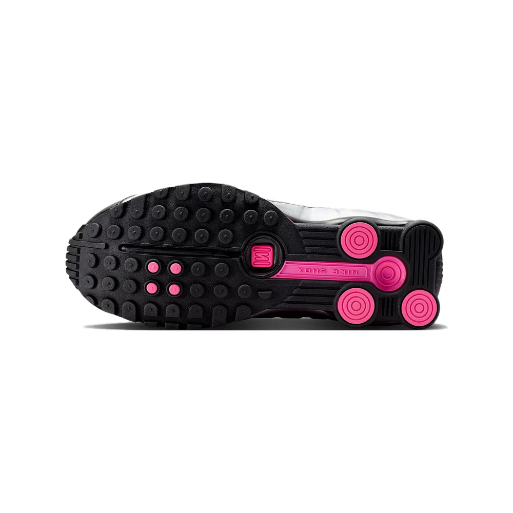 Nike Shox R4 'Black / Pinksicle / Metallic Silver' Женские