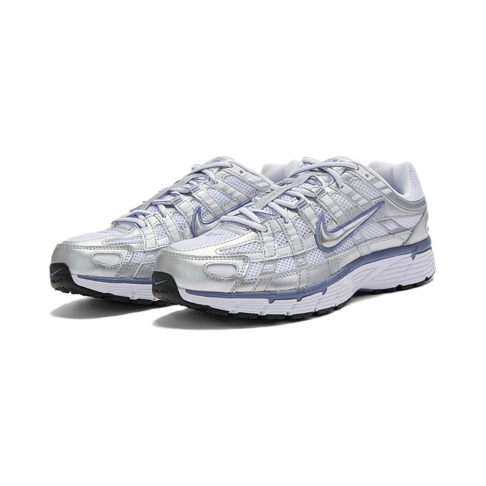 Nike P 6000 'Metallic Silver / White / Black / World Indigo' Женские
