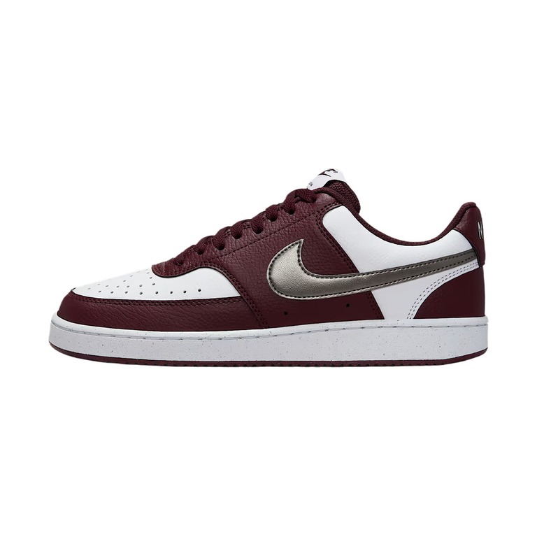 Nike Court Vision 'White / Bright Burgundy Red / Grey' Женские