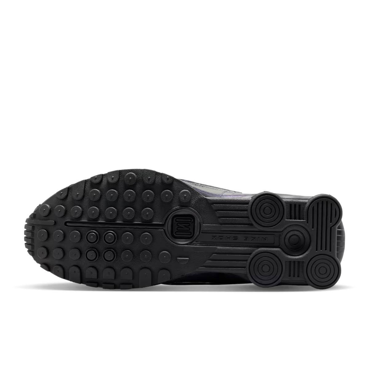 Nike Shox R4 'Black / Metallic Silver / Purple Dynasty / Anthracite' Мужские