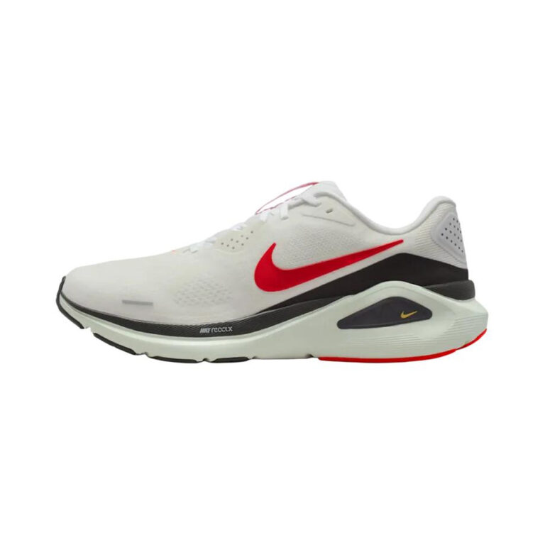 Nike Structure 26 'White / Medium Ash / Spruce Aura / Bright Crimson' Мужские