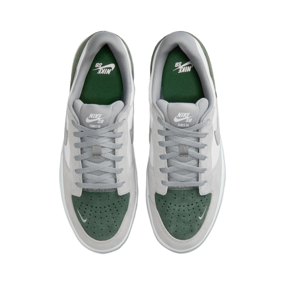 Nike Sb Force 58 'White / Metallic Platinum' Мужские