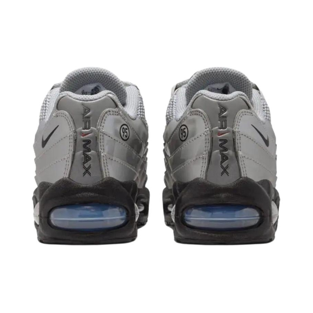 Nike Air Max 95 'Metallic Silver / Black / University Red / Black' Мужские