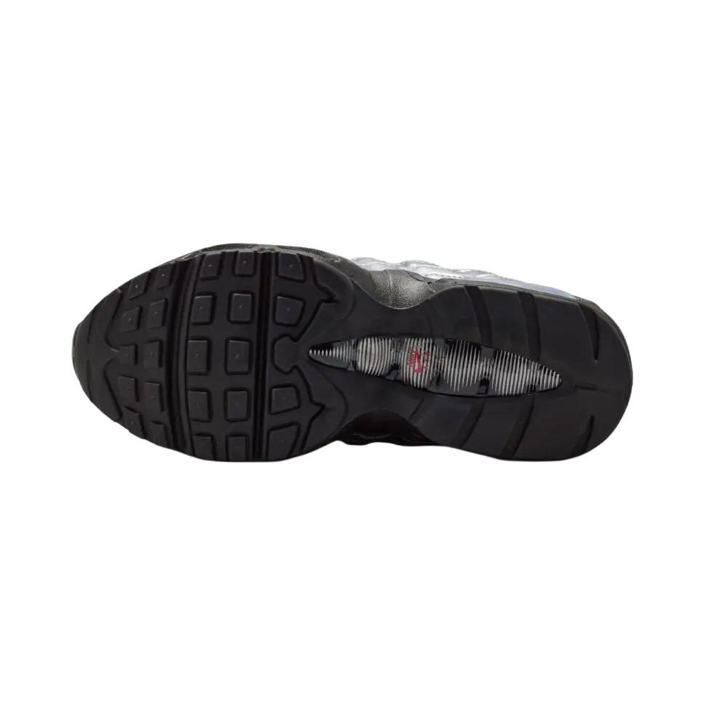 Nike Air Max 95 'Metallic Silver / Black / University Red / Black' Мужские