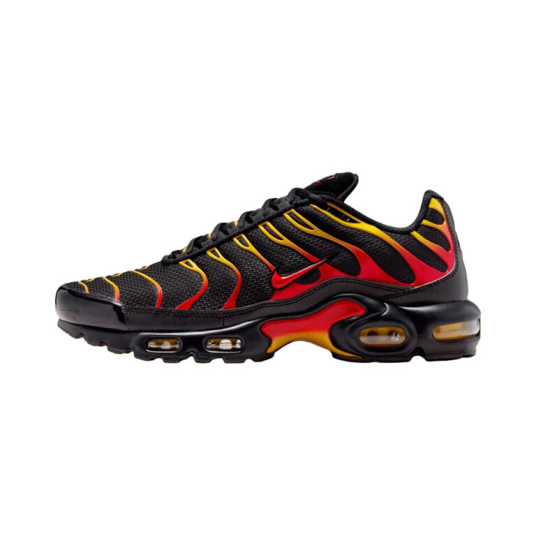 Nike Air Max Plus 'Black / Total Orange / Light Silver' Мужские