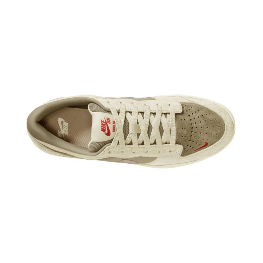 Nike Sb Force 58 'Coconut Milk / Neutral Olive / University Red / Linen' Мужские