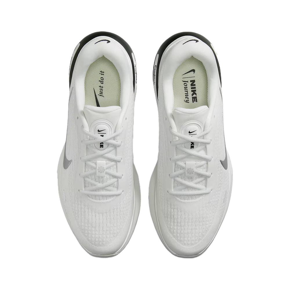 Nike Journey Run 'Summit White / Black / White / Metallic Silver' Мужские
