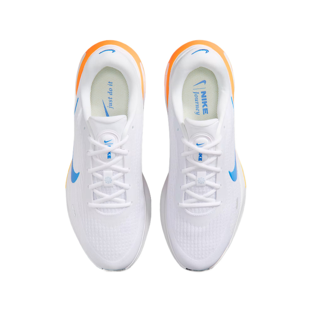 Nike Journey Run 'White / Total Orange / Hydrogen Blue / Blue Crystal' Мужские